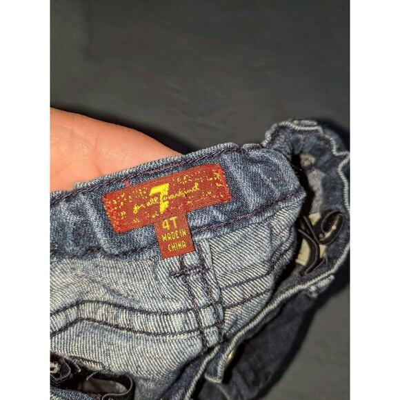 Seven For All Mankind Girls Sz. 4 Jeans. Cute, Comfortable - Picture 3 of 11